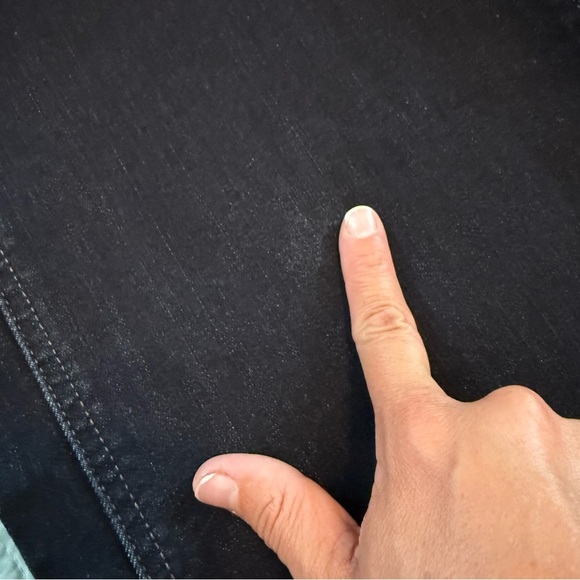 Wit & Wisdom Women's Dark Wide Leg Jeans Size 8 Petite Stretch High Waisted - Picture 10 of 13